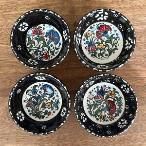 Turkish Handmade Ceramic Bowls Set of Four